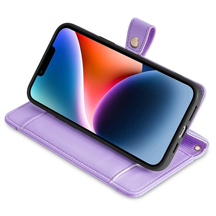 For Huawei nova 12i 4G Sheep Texture Cross-body Zipper Wallet Leather Phone Case