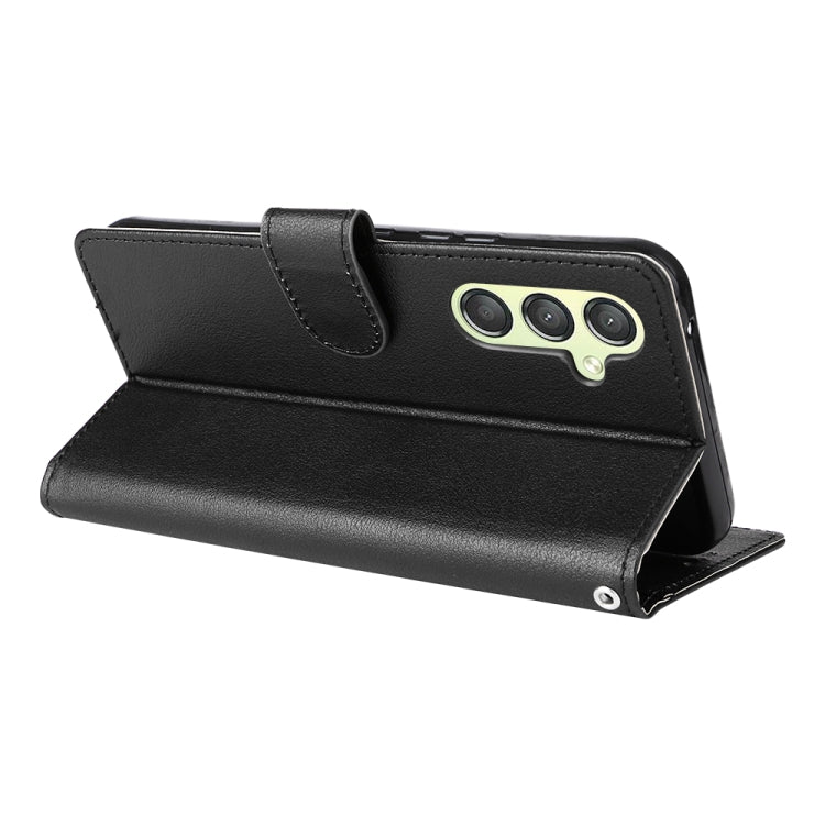 For Samsung Galaxy A24 4G Multifunctional 3 Card Slots Leather Phone Case