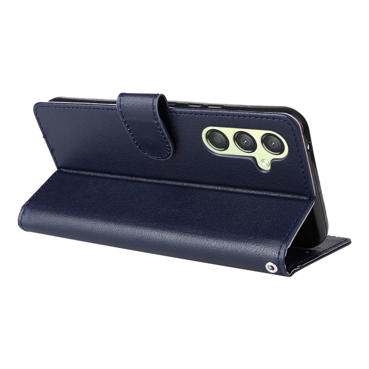 For Samsung Galaxy A24 4G Multifunctional 3 Card Slots Leather Phone Case