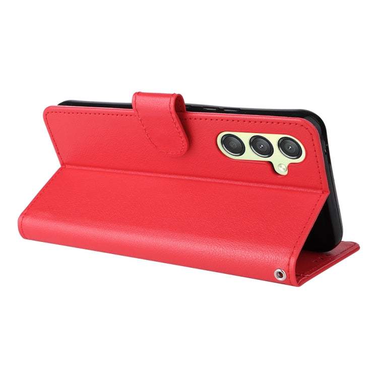 For Samsung Galaxy A24 4G Multifunctional 3 Card Slots Leather Phone Case