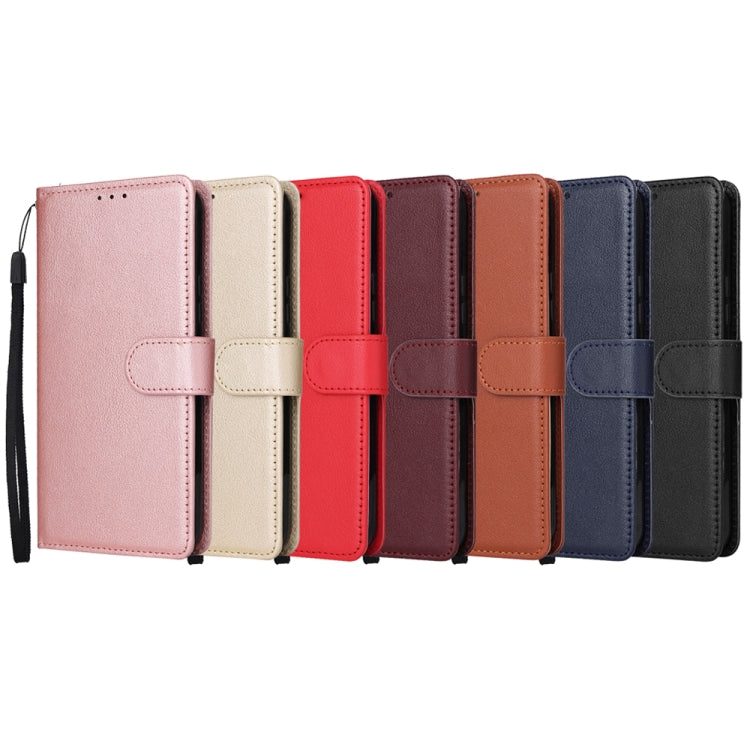 For Samsung Galaxy A24 4G Multifunctional 3 Card Slots Leather Phone Case