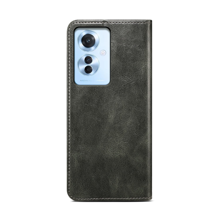 For OPPO Reno11 F / F25 Pro Oil Wax Crazy Horse Texture Leather Phone Case