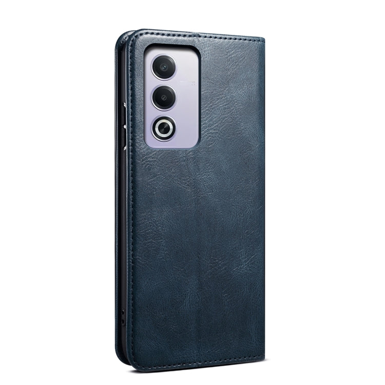 For OPPO A3 Pro 5G Global Oil Wax Crazy Horse Texture Leather Phone Case