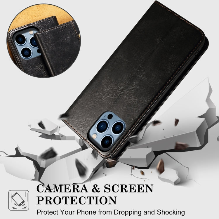 For OPPO A3 Pro 5G Global Oil Wax Crazy Horse Texture Leather Phone Case