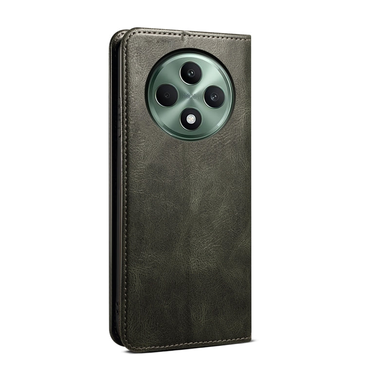 For OPPO Reno12 F 5G Global Oil Wax Crazy Horse Texture Leather Phone Case