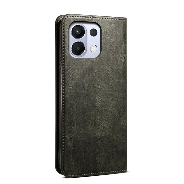 For OPPO K13 5G India Oil Wax Crazy Horse Texture Leather Phone Case