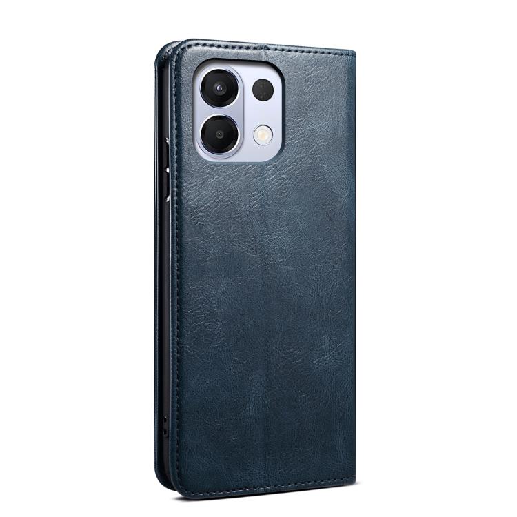 For OPPO K13 5G India Oil Wax Crazy Horse Texture Leather Phone Case