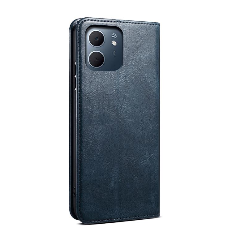 For OPPO A5x 4G / 5G Oil Wax Crazy Horse Texture Leather Phone Case