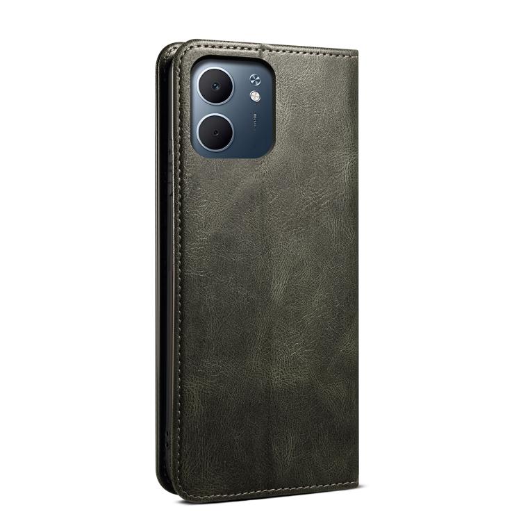 For OPPO Reno14 5G Global Oil Wax Crazy Horse Texture Leather Phone Case