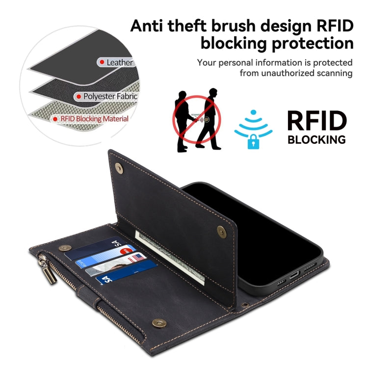 For Google Pixel 8A ESEBLE Retro Frosted RFID Flip Leather Phone Case