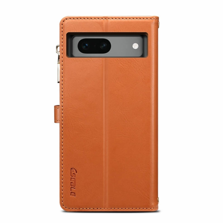 For Google Pixel 8A ESEBLE Star Series Lanyard Zipper Wallet RFID Leather Case