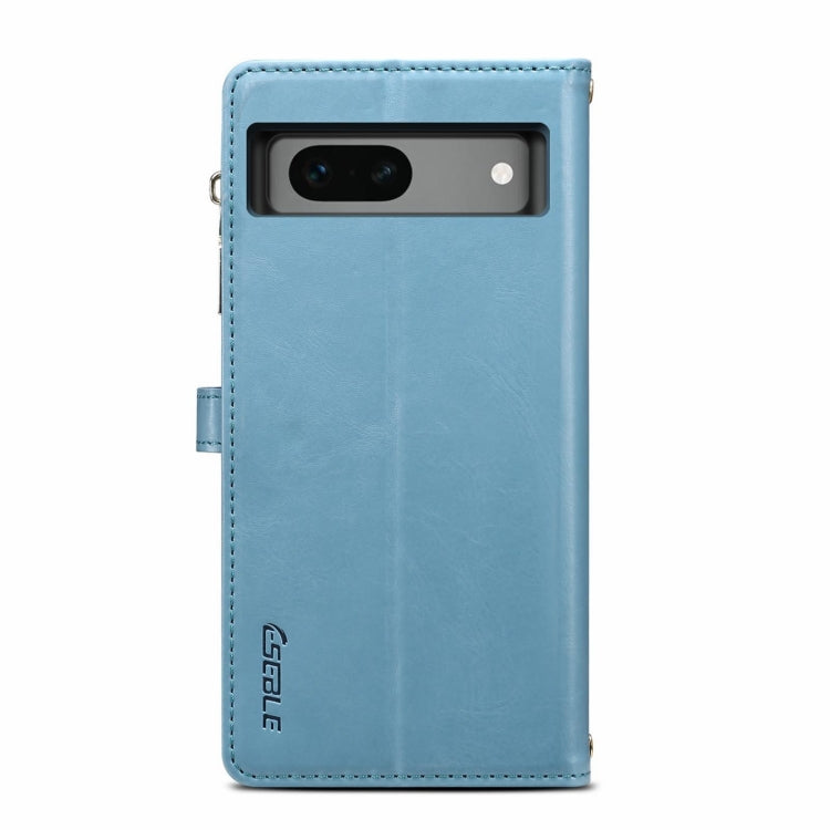For Google Pixel 8A ESEBLE Star Series Lanyard Zipper Wallet RFID Leather Case