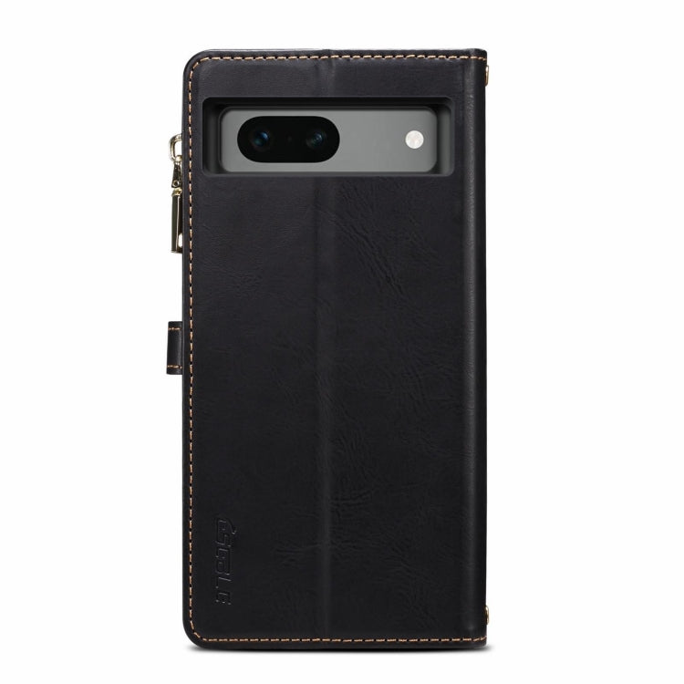 For Google Pixel 8A ESEBLE Star Series Lanyard Zipper Wallet RFID Leather Case