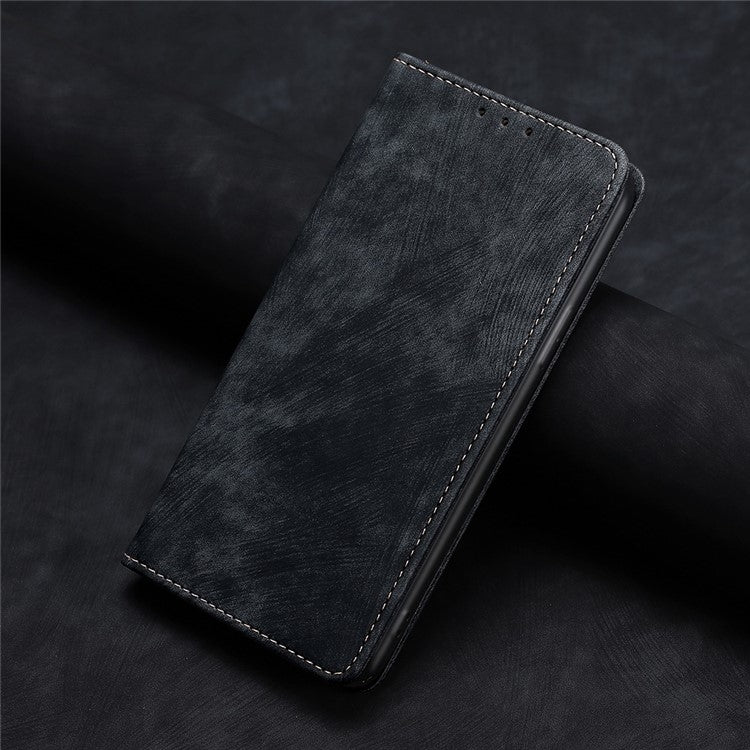 For OnePlus Nord CE4 RFID Anti-theft Brush Magnetic Leather Phone Case