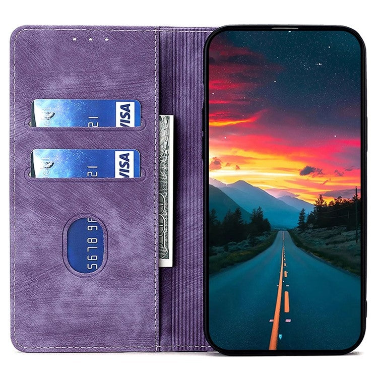 For Huawei Pura 70 RFID Anti-theft Brush Magnetic Leather Phone Case