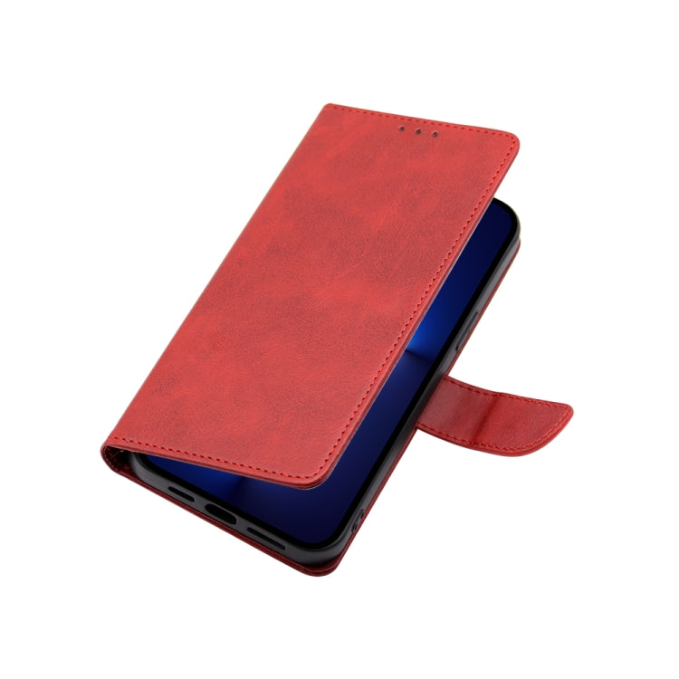 For Samsung Galaxy F14 5G Calf Texture Buckle Flip Leather Phone Case
