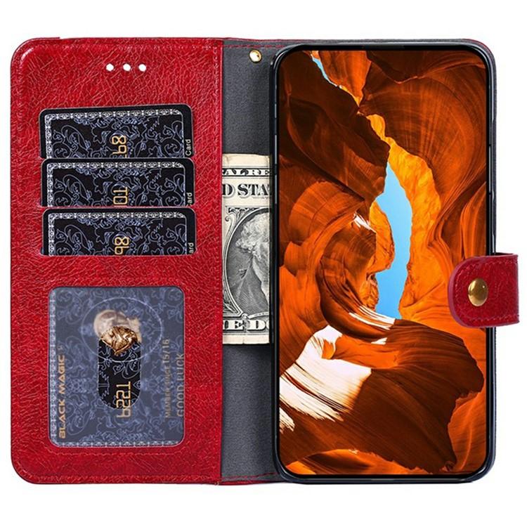 For OPPO A5 5G 2025 Global Zipper Bag Leather Phone Case