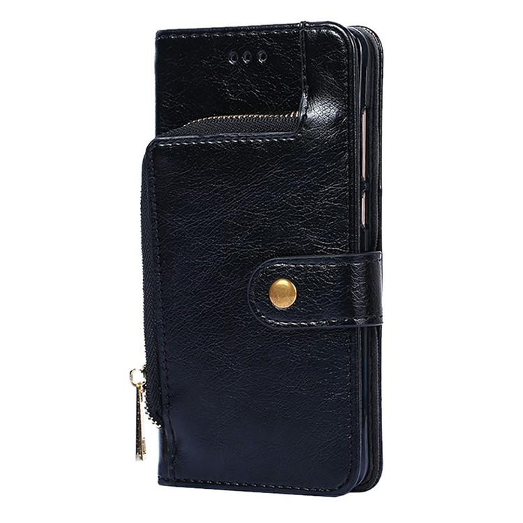 For vivo X200 Pro 5G Zipper Bag Leather Phone Case