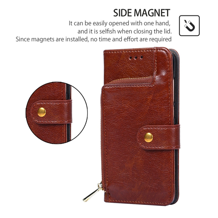For Huawei Pura 70 Pro / 70 Pro+ 5G Zipper Bag Leather Phone Case