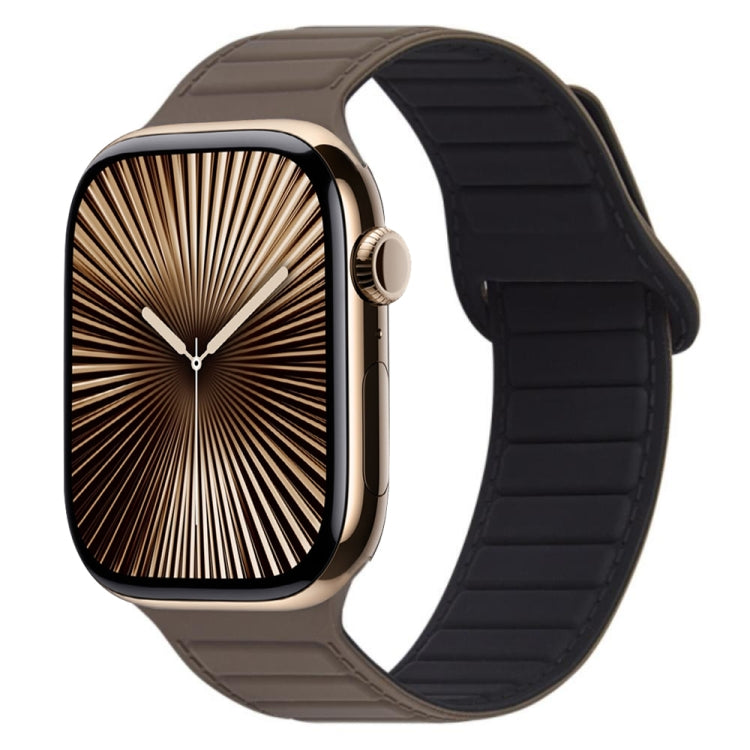 For Apple Watch Series 10 42mm Loop Magnetic Silicone Watch Band