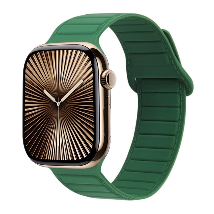 For Apple Watch Series 10 42mm Loop Magnetic Silicone Watch Band