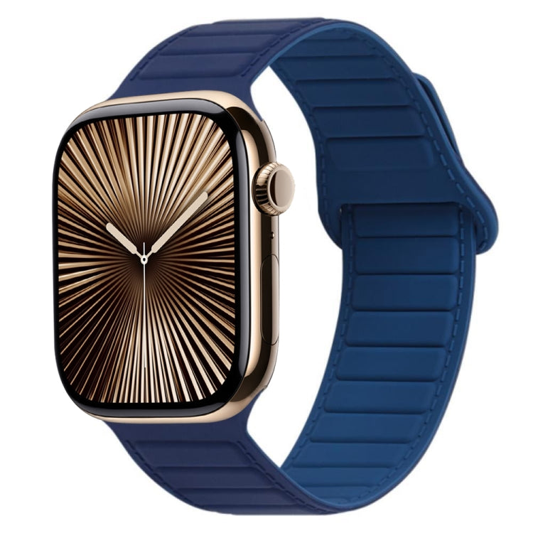For Apple Watch Series 10 42mm Loop Magnetic Silicone Watch Band