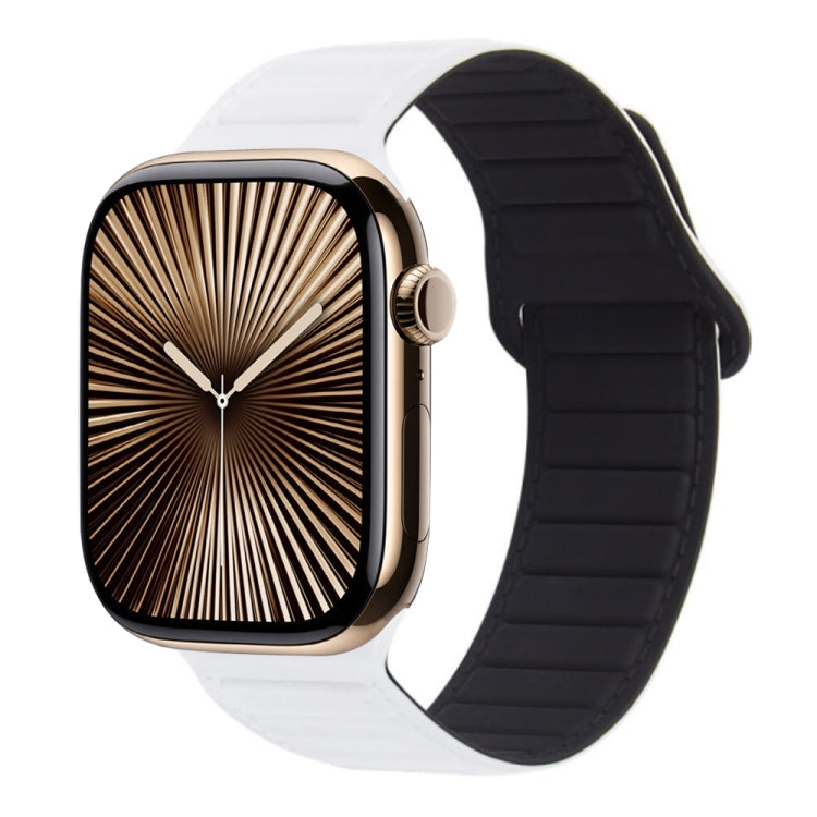 For Apple Watch Series 10 46mm Loop Magnetic Silicone Watch Band