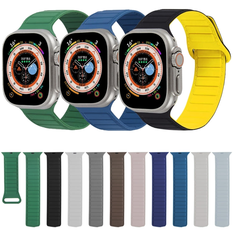 For Apple Watch Series 10 42mm Loop Magnetic Silicone Watch Band