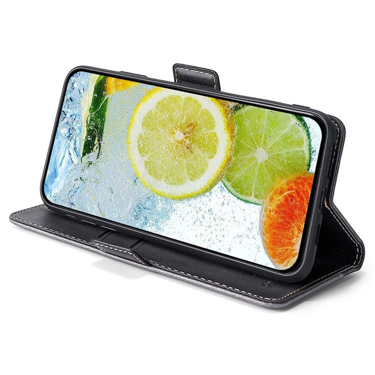 For OPPO A3 Pro 5G India Contrast Color Side Buckle Leather Phone Case