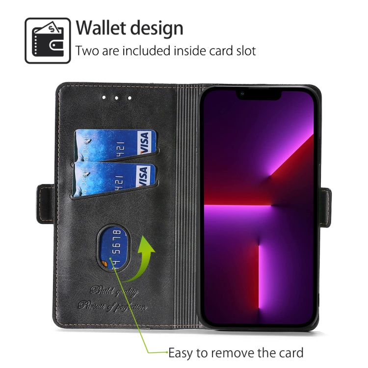 For Huawei Pura 70 5G Contrast Color Side Buckle Leather Phone Case