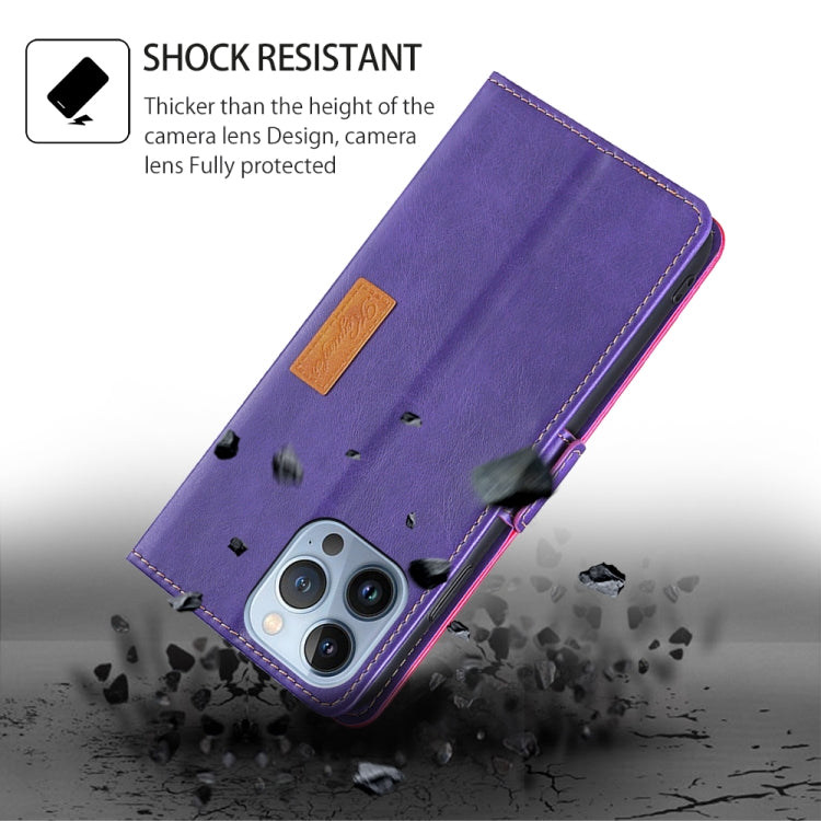 For Huawei Pura 70 Ultra 5G Contrast Color Side Buckle Leather Phone Case