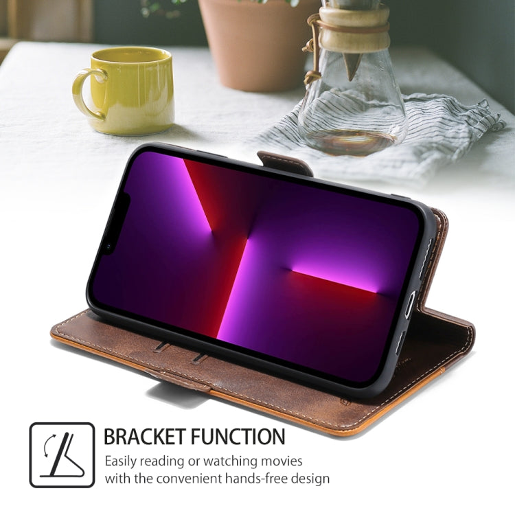 For Samsung Galaxy M55 5G Contrast Color Side Buckle Leather Phone Case