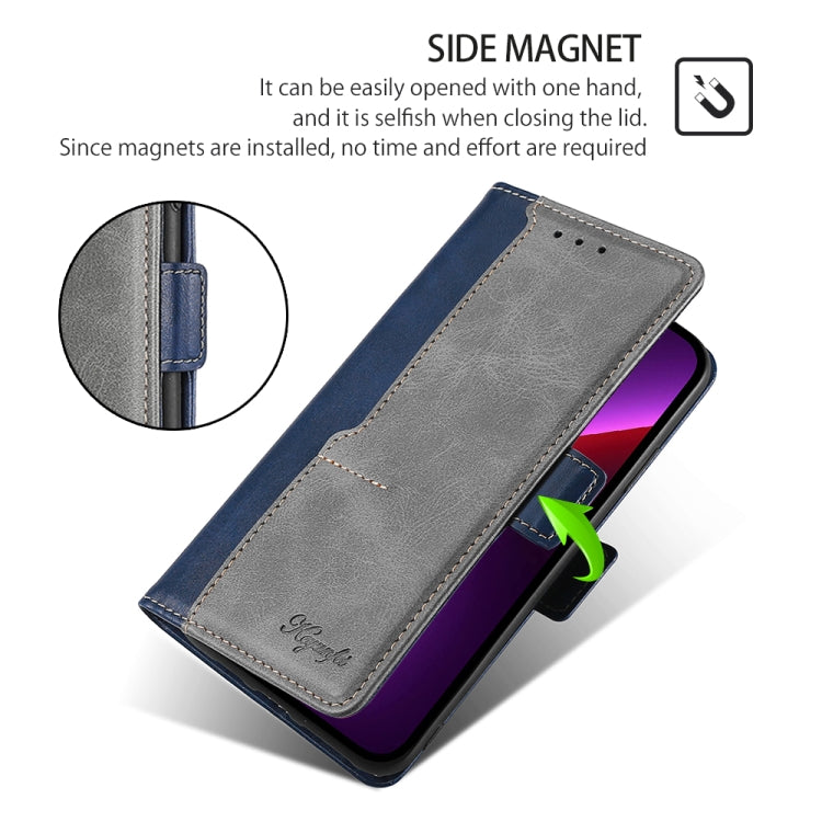 For OnePlus Nord CE4 Contrast Color Side Buckle Leather Phone Case