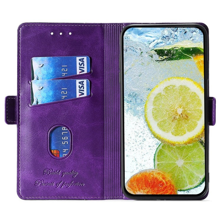 For OnePlus Nord CE 4 Lite 5G Contrast Color Side Buckle Leather Phone Case
