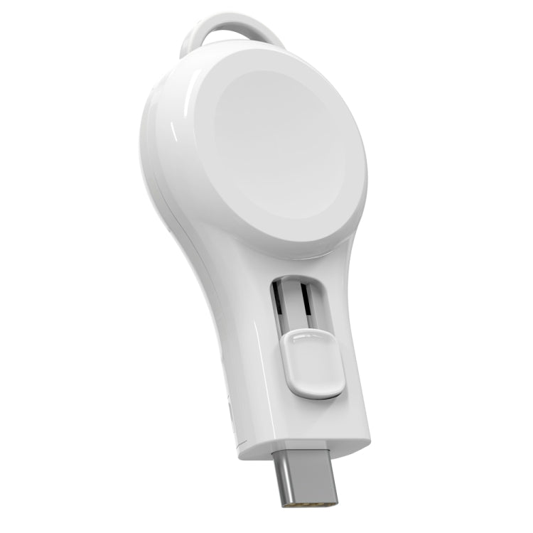 USB-C/Type-C Portable Wireless Magnetic Suction Charger(White)