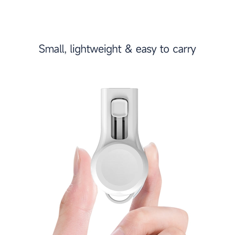 USB-C/Type-C Portable Wireless Magnetic Suction Charger(White)
