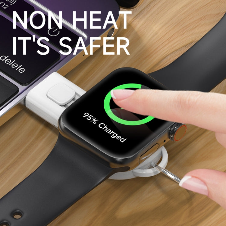 USB-C/Type-C Portable Wireless Magnetic Suction Charger(White)