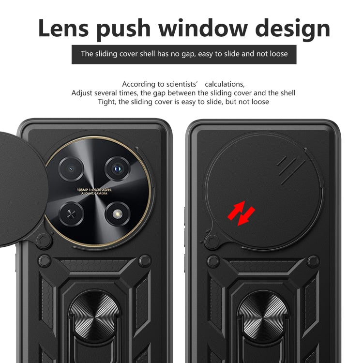 For Huawei nova 12i 4G Global Sliding Camera Cover Design TPU+PC Phone Case