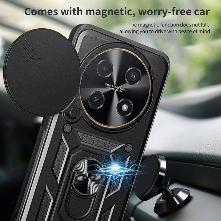 For Huawei nova 12i 4G Global Sliding Camera Cover Design TPU+PC Phone Case