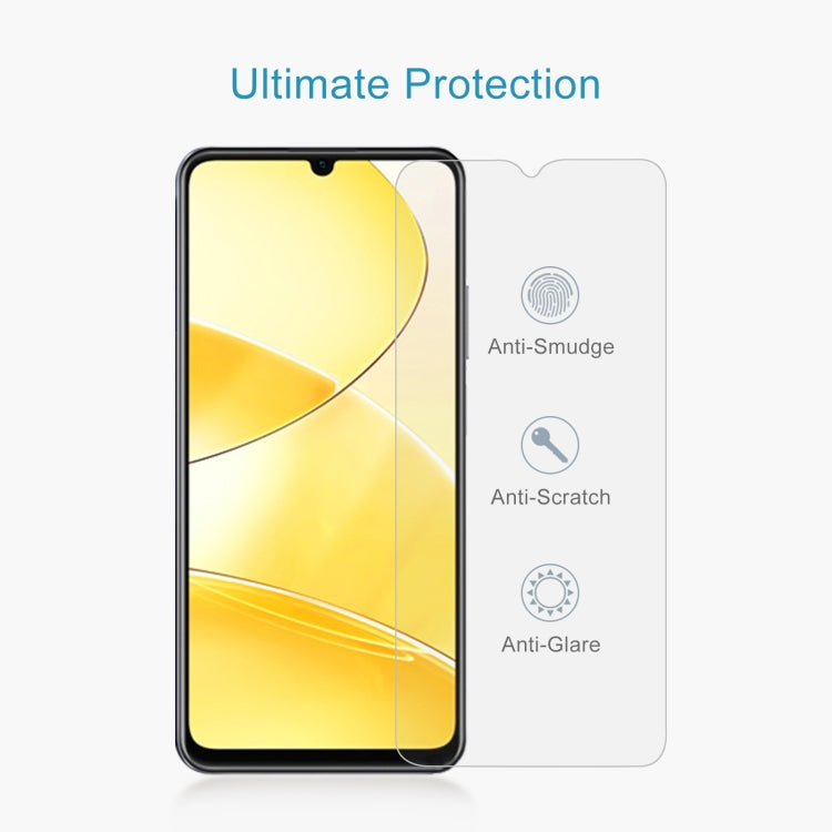 For Realme C61 / C61 India / Note 60 10pcs 0.26mm 9H 2.5D Tempered Glass Film