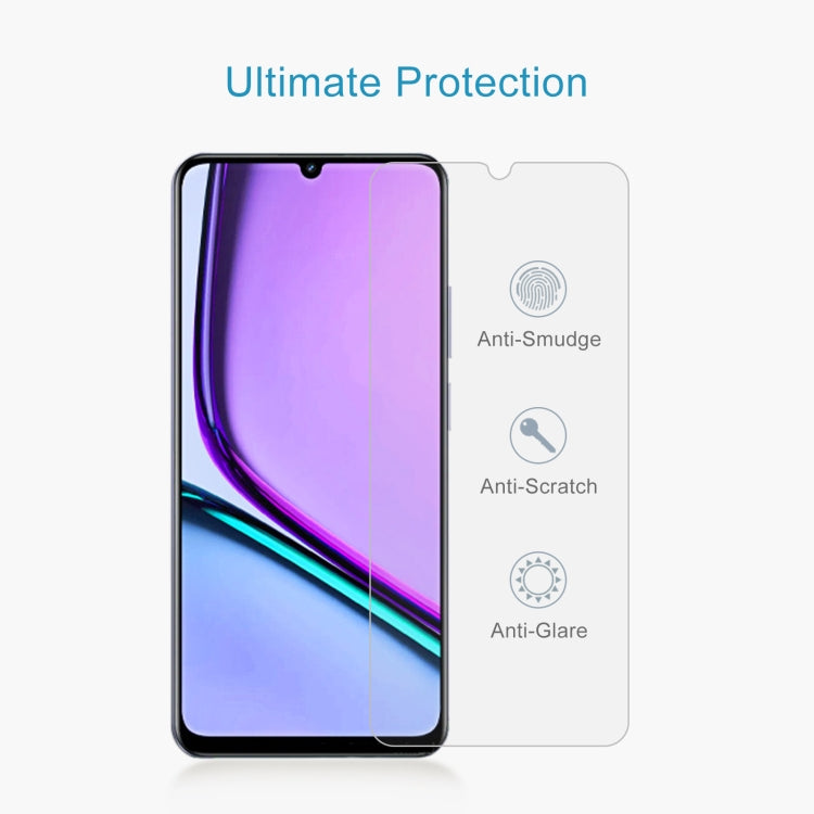 For Realme Narzo N61 10pcs 0.26mm 9H 2.5D Tempered Glass Film
