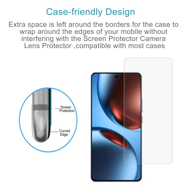For Realme GT 7 Global 10pcs 0.26mm 9H 2.5D Tempered Glass Film