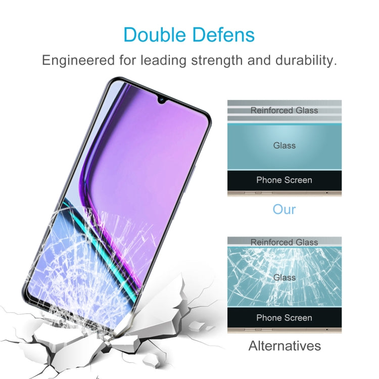 For Realme Narzo N61 50pcs 0.26mm 9H 2.5D Tempered Glass Film