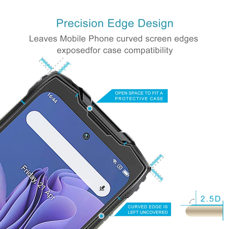 For Blackview BV9300 50pcs 0.26mm 9H 2.5D Tempered Glass Film