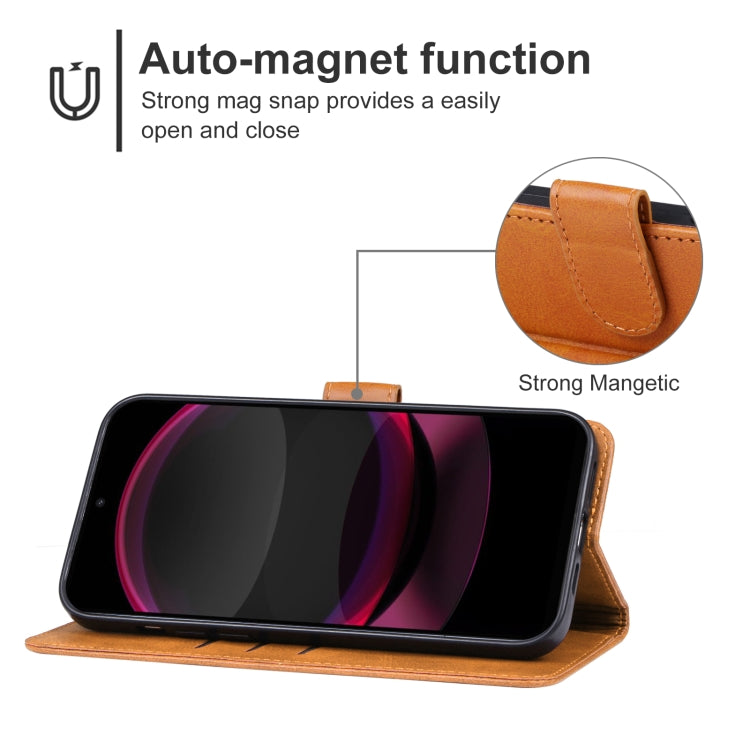 For Sharp Aquos R8 Pro Leather Phone Case