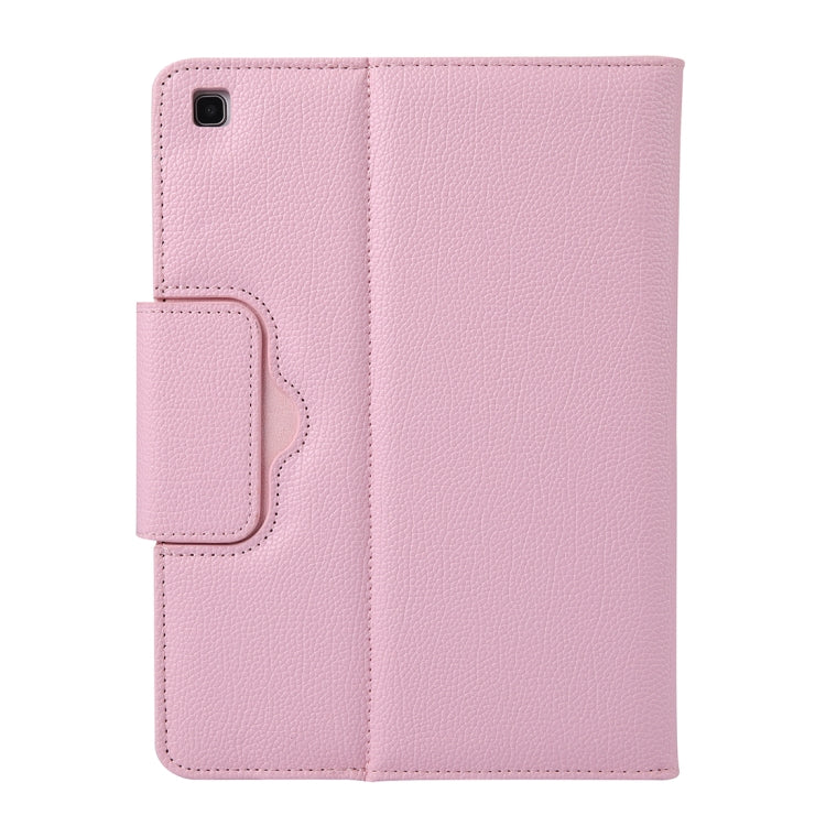 SA610 For Samsung Galaxy Tab S6 Lite 10.4 P610 & P615 (2020) / Tab S5e / T720 2 in 1 Detachable Bluetooth Keyboard + Litchi Texture Tablet Case with Stand & Pen Slot