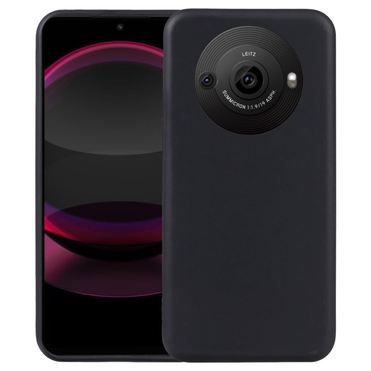 For Sharp Aquos R8 Pro TPU Phone Case(Black)