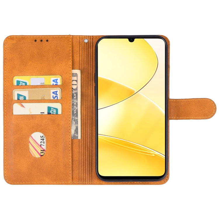For Realme C61 Leather Phone Case