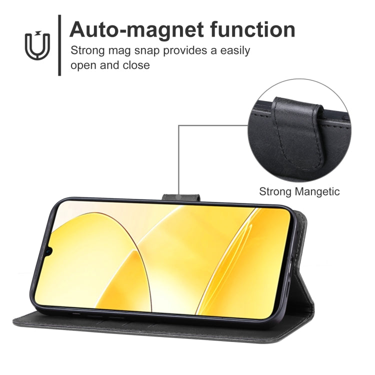 For Realme C61 Leather Phone Case