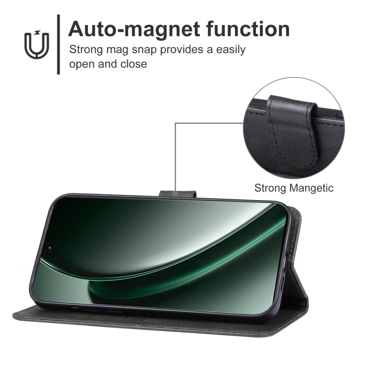 For Realme GT 6 Leather Phone Case